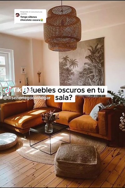 Cómo Decorar con Muebles Oscuros en tu Sala de Estar