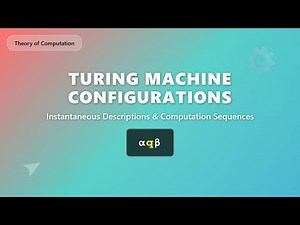 Turing Machine Configurations Explained: Instantaneous Descriptions & Computation Sequences