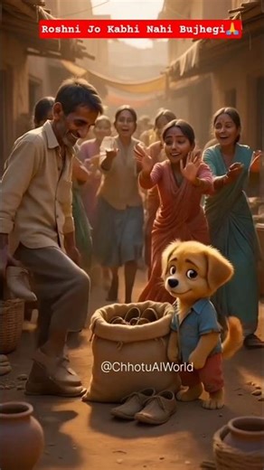 Roshni Jo Kabhi Nahi Bujhegi 😱😍🙏 puppy ne kar dikhaya #shorts #chhotuaiworld