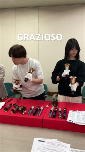 グラジオーソ練習中 #handbells #grazioso