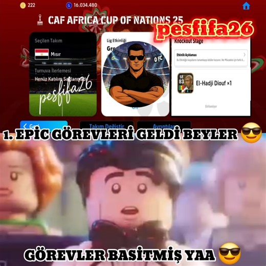 Epic Görevleri Geldi 😈 #pesmobileبيس #efootball #fifa #futbol #keşfetbeniöneçıkar #efootball2026