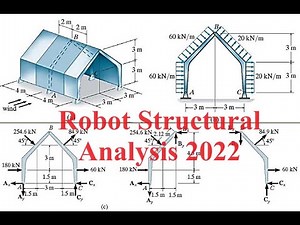 Internal and Reaction Forces Calculation Using Robot Structural Analysis 2022