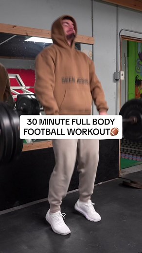 30 Minute High Intensity FULL BODY FOOTBALL WORKOUT🏈‼️ LIKE, SAVE, AND SEND TO YOUR GYM PARTNER💪🔥 For the BEST Football Workouts, Drills, and more for EACH Position grab a 5⭐️ Football Package in the link in my BlO💎📈 . . . . #football #fb #footballworkout #footballplayer #d1football #d1workout #gym #athlete #athleteworkout #linebacker #hsfb #5starfootballpackage #fyp #fbtok@