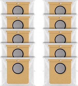 L60 Replacement Dust bags for eufy L50 SES, L60 SES Self-Empty Station, 10 Pack