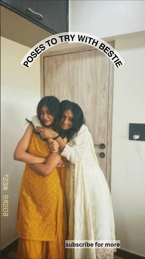 Try pinteresty poses with bestie 💝🫂