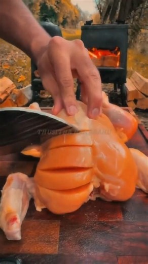 Perfectly Roasted Chicken the Wild Way #campfire #cooking #outdoorcooking