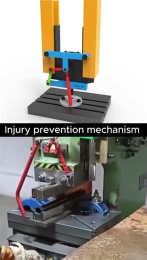 Genius Mechanical Safety Guard! 🛠️ | Injury Prevention Mechanism #engineering #safety