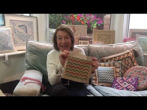 Anna Pearson Needlepoint: Florentine Stitch: 1st Row