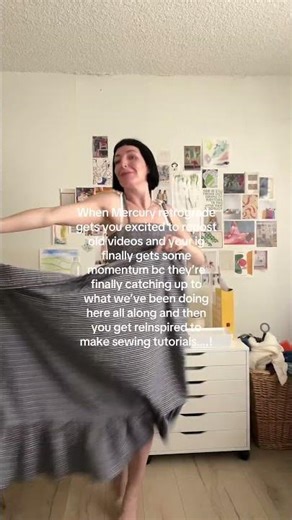 Fabric gathering sewing tutorial coming soon 💘