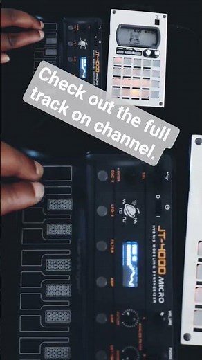 Pocket Operator PO-33 K.O. and Behringer JT-4000 micro hybrid modeling synthesizer