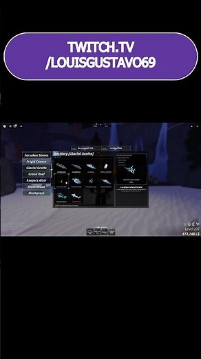 FULL GLACIAL GROTTO BESTIARY SHOWCASE #trending #new #showcase #update #roblox #fisch