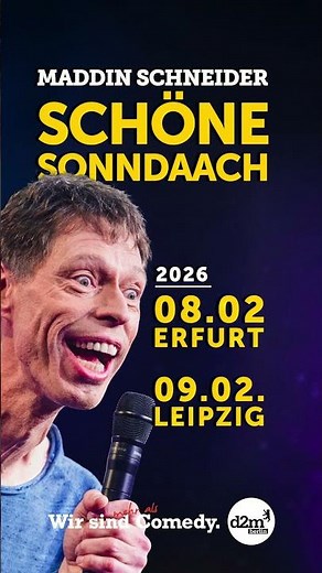 Maddin Schneider - "Schöne Sonndaach" | Live in Erfurt & Leipzig Tourtrailer #maddinschneider
