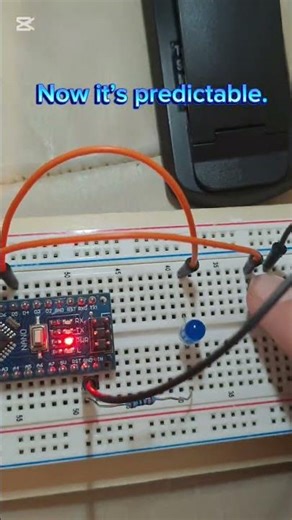 Delay() blocks the toggle! #arduino #led #pushbuttonswitch #code