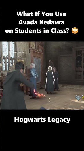 Hogwarts Legacy - What If You Use Avada Kedavra on Students in Class? #hogwartslegacy #2026