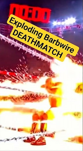 💥 Exploding Barbwire Deathmatch xanderbluu vs oilzclay #ABDeathmatch #ExplodingBarbwire #Deathmatch