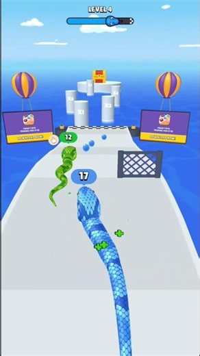snake run 3D games #snake #games #viral