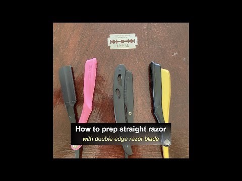 how to break off the double edge razor blades and load it in the razor (beginner tutorial)