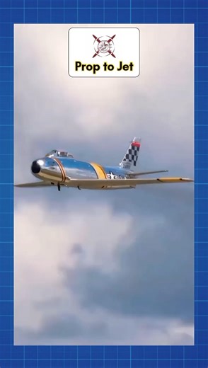 North American F-86 Sabre Flyby #shorts