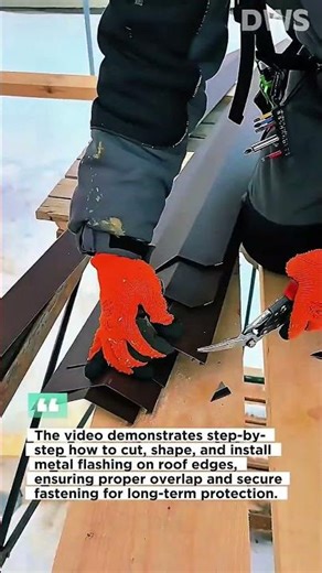 Smart Roof Edge Flashing Installation – Clean and Professional Finish!