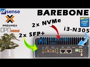 VOLLGAS im HOMELAB - Barebone mit Intel N305, 2x SFP+, 2x NVMe, 2x 2.5Gbit/s