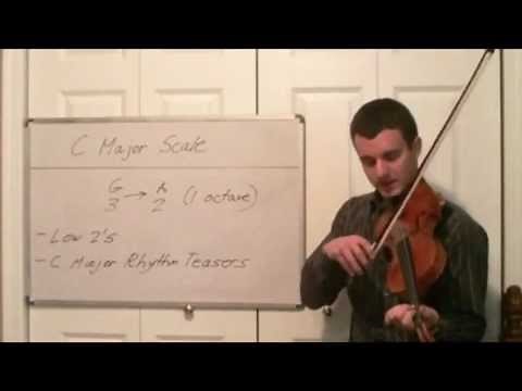 C Major Scale on Violin - Learning New Music Scales for Beginners