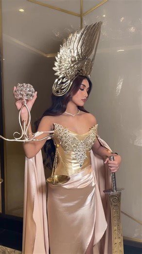 Mutya ng Pilipinas MUNTINLUPA Luisa Rarela NATIONAL COSTUME ⚖️🗡️✨ MAke Up : Bek Vasquez celebrity Make-up Artist Hair : Miller B. Sanders Designer : Bek Vasquez & Uno Almogela Props :Khandie Segovia Accessories : Klad Heels : TrendyCreation | Bek Vasquez