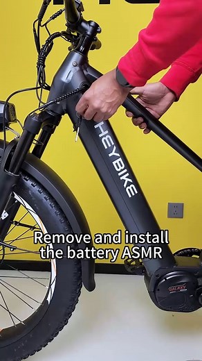 Tips for removing the battery #heybike #heybikALPHA #letyourjoyout #ebike | Heybike
