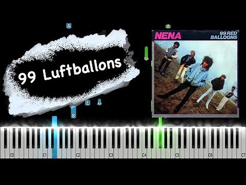 Nena - 99 Luftballons Piano Tutorial