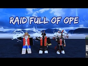 Raid Full Of Control (INSANE) | 4 Ope Users Vs Law | Roblox: Blox Fruits