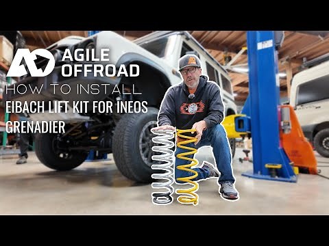 Installing Eibach Lift Kit on the INEOS Grenadier | Agile Offroad Tutorial