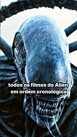TODOS OS FILMES DO ALIEN EM ORDEM CRONOLÓGICA #shorts