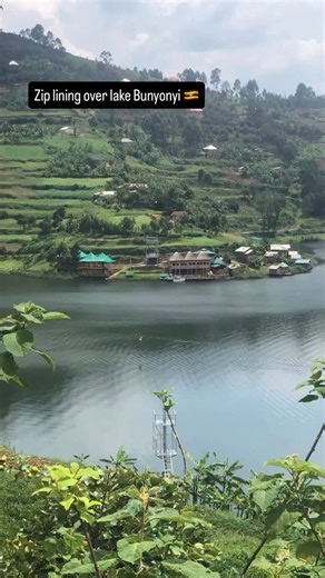 Zip lining over Lake Bunyonyi 🇺🇬 🎥: @wetourafricasafariz | Ng'aali Inflight Magazine