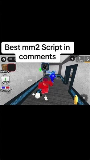 Murder mystery 2 Script in comments #mm2 #shorts #roblox #freescript #mm2bestscript #mm2farm #roblox