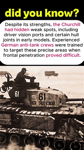 Hidden Weak Spots of Churchill Tanks Revealed #ChurchillTank #WW2Tanks #TankWeakPoints #tankarmor