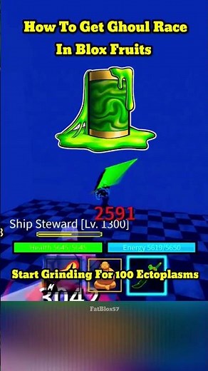 How To Get Ghoul Race In Blox Fruits Full Tutorial ✨
