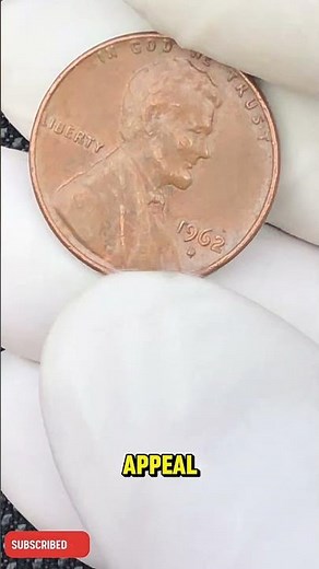 Don’t Ignore This 1962 Rare Lincoln Penny – This Could Make You Rich #youtubeshorts #penny #coin