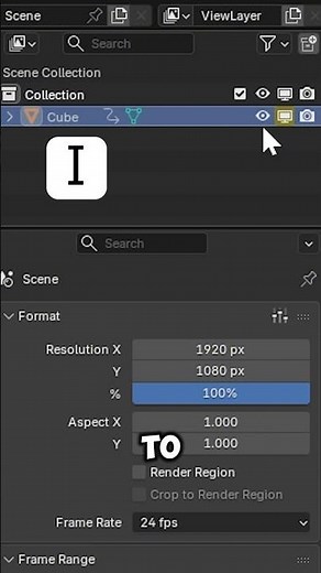 How to Hide Objects with Keyframes (Blender)