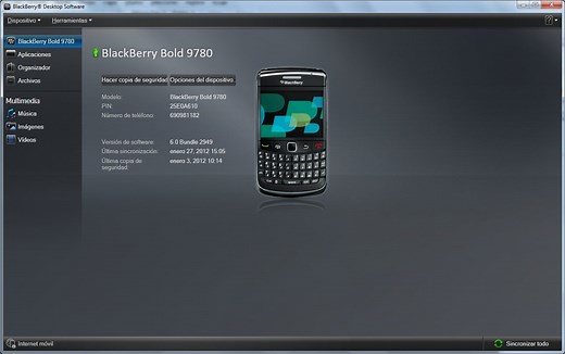Descargar BlackBerry Desktop Manager 7.1 para PC Gratis