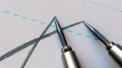 TWO LINE ART CHALLENGE - two continuous lines for 6 hours (pencil edition)