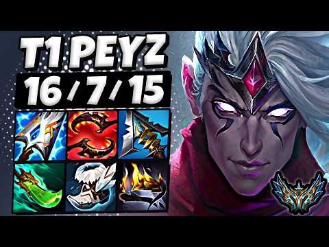 T1 Peyz Varus vs Cassiopeia [ ADC ] Korea Challenger 2529 LP | Patch 26.7