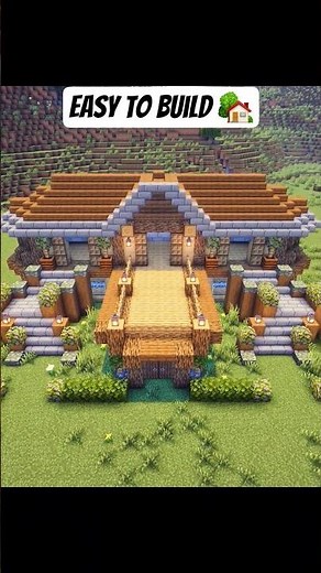 10 Minute Build in 60 Seconds ⏱️|| MINECRAFT #shorts