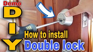 18K views · 748 reactions | Paano Mag Install ng Double Lock |DIY How to Install Double Lock |Double Lock Installation|Dead Bolt Ngayong araw ang video natin ayipapakita ko sa inyo Kung Paano mag install ng Double. #DoubleLockInstallation #DoubleLock #chitmanchannel | Chit-man channel | Facebook