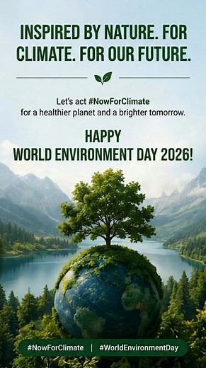 World Environment Day falls on Friday, June 5, 2026.Led by the United Nations Environment Programme.