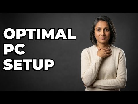 What is the best way to arrange your computer?