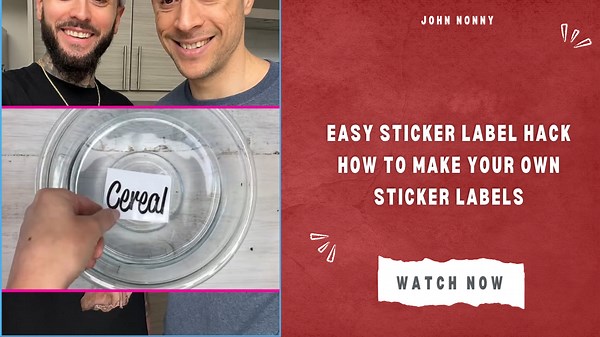 Easy Sticker Label Hack — How to Make Your Own Sticker Labels
