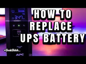 UPS BATTERY REPLACEMENT TUTORIAL; APC CYBERPOWER BN1500M2 HOW TO GUIDE MADE EASY!