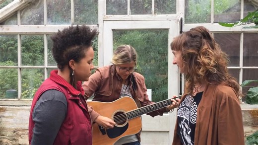 Just heard that Tom Robbins died yesterday 💔 His writing meant a lot to us. There was a time when all of us were reading different books by him. We got to meet him once, due to a magical series of events in which a friend of his saw his books scattered all over our van dash and we were sent to Tom’s house in La Conner as a singing birthday telegram. We drank cokes and spent the afternoon with him & his wife and took photos with him in front of the massive circus banners he kept in his living ro