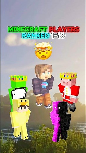 Top Minecraft Players Ranked 👑📊