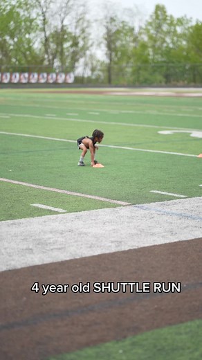 Incredible 4 Year Old Shuttle Run | Fitness and Motivation