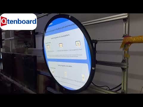 Innovative 23 Inch Circle Round Screen Digital Signage for Modern Advertising